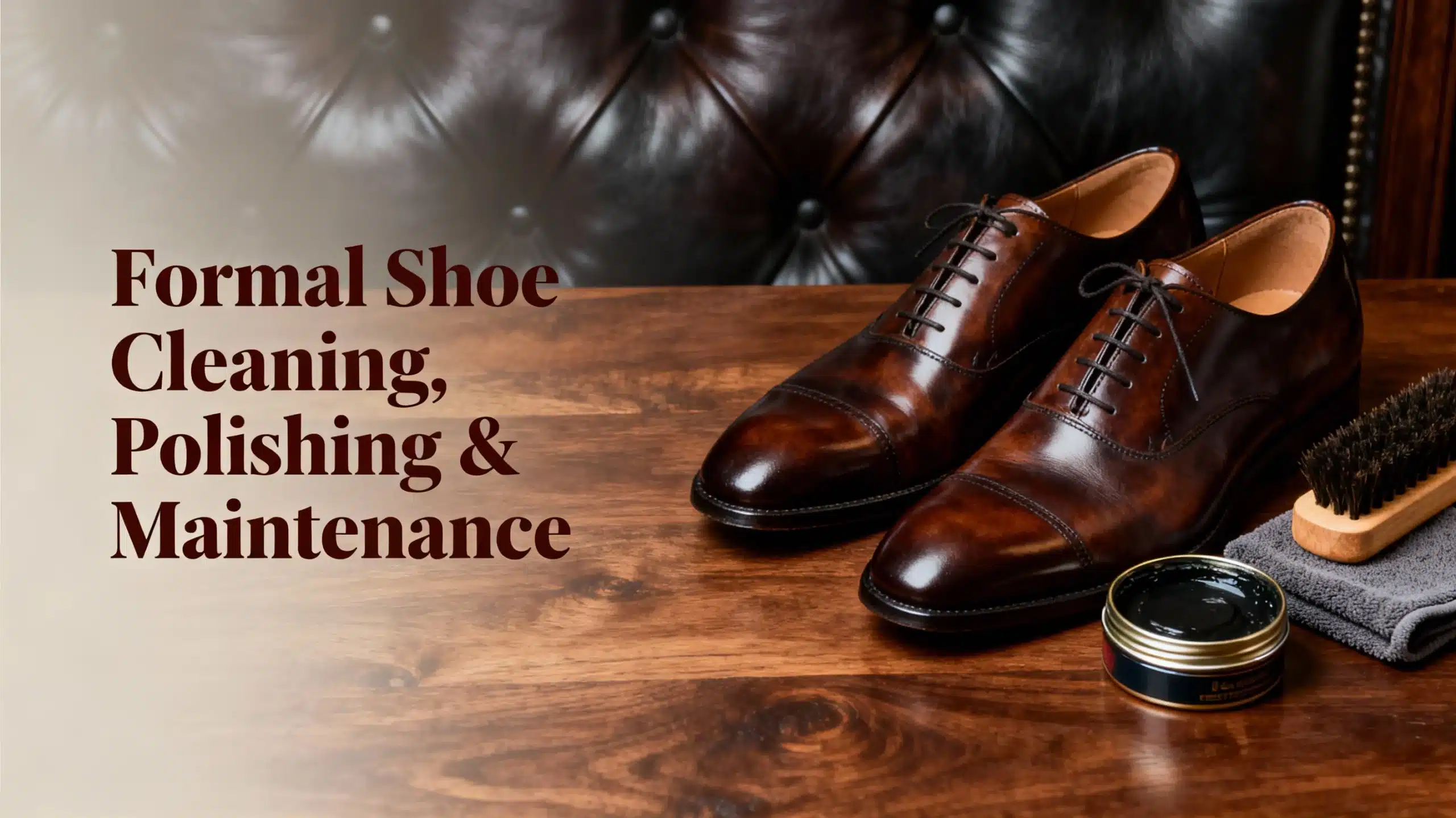 Formal Shoe Care Made Easy: Clean, Polish & Protect