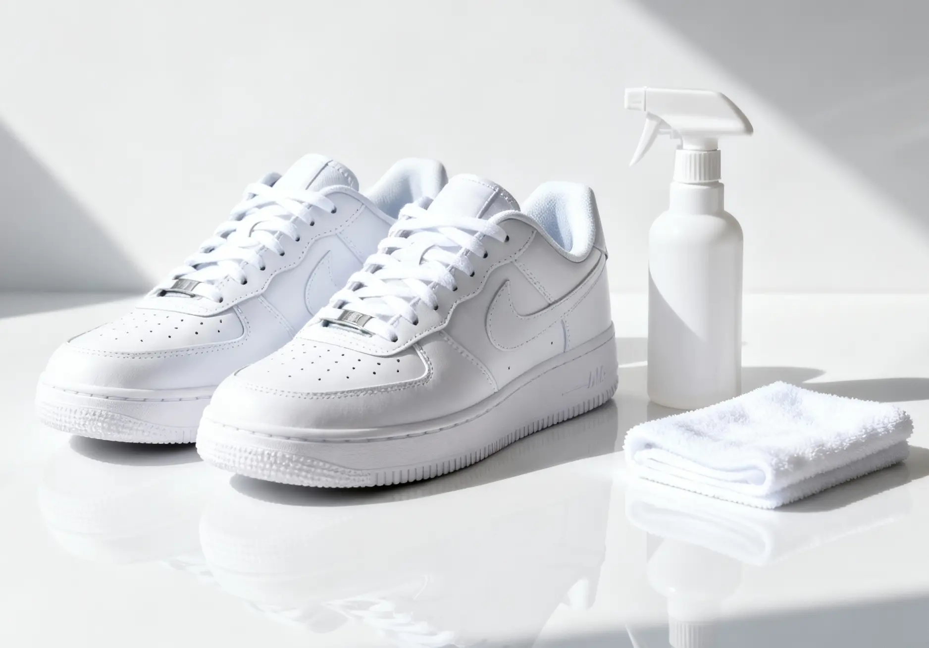 Deep cleaning methods for tough stains on white sneaker uppers and midsoles