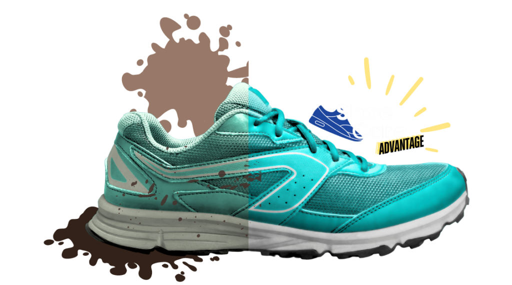 Shoe cleaning and restoration hero graphic (TOURREADY).