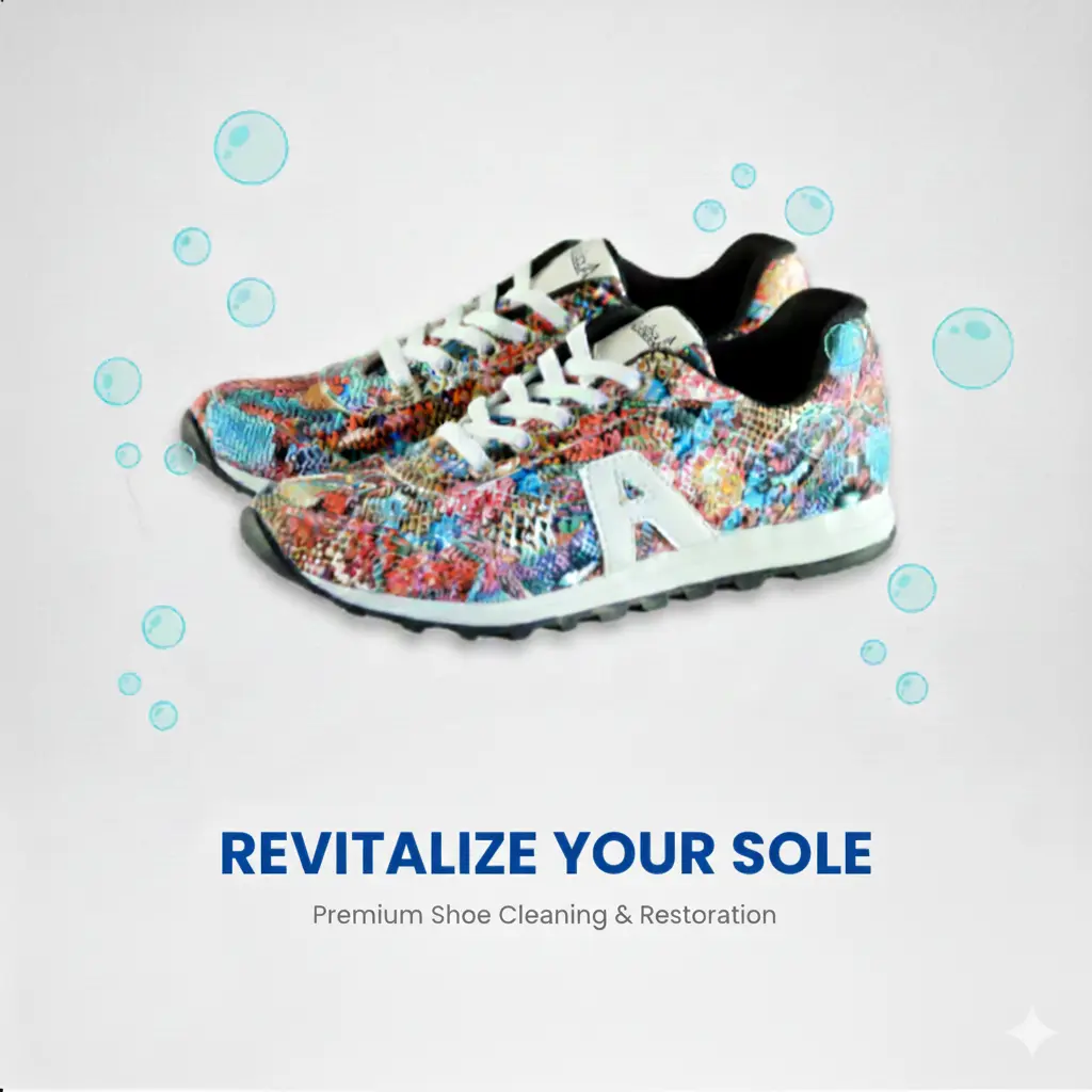 Sports sneakers cleaning