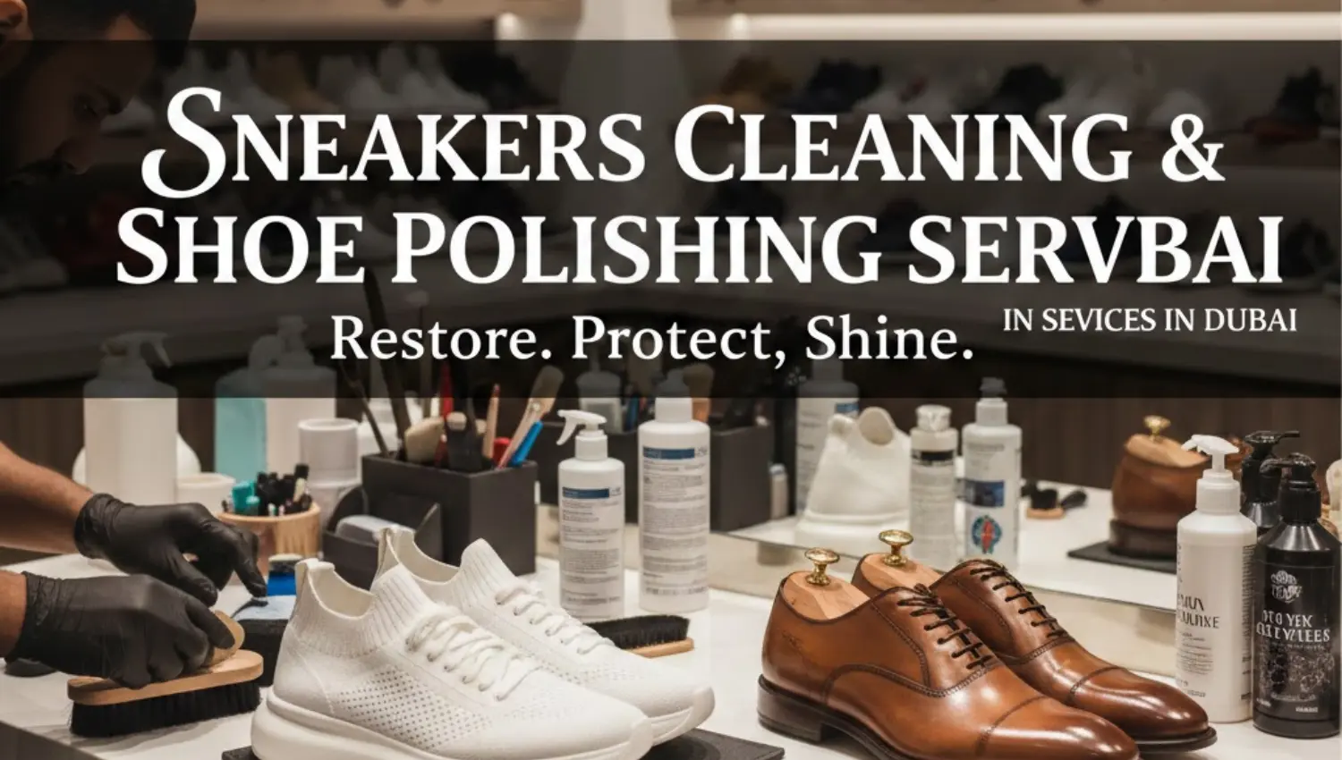 Sneakers Cleaning and Shoe Polishing Services in Dubai